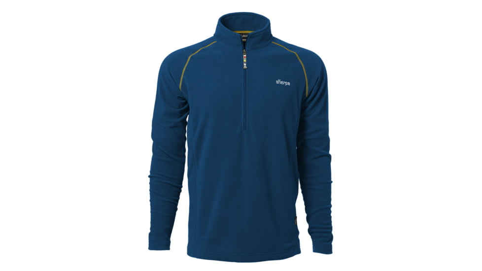 Sherpa Namche Zip Tee - Men's-Sarkar Blue-Large