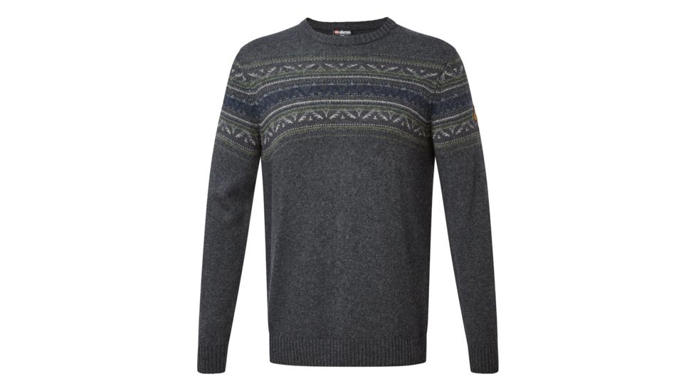 Sherpa Nathula Crew Sweater - Mens, Kharani, Small, SM6104-KHARANI/BLACK-S