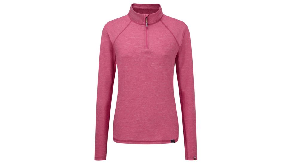 Sherpa Rinchen Zip Tee - Womens, Phagun Pink, Extra Small SW3111-PHAGUN PINK-XS