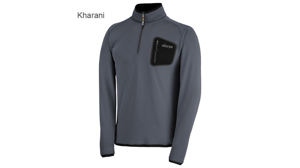 Sherpa Sonam 1/4 Zip LS - Rara Blue S