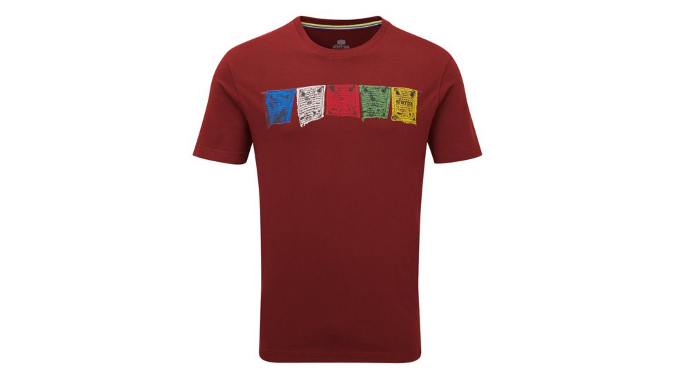 Sherpa Tarcho Tee - Mens, Potala Red, Large, SM515-POTALA RED-L