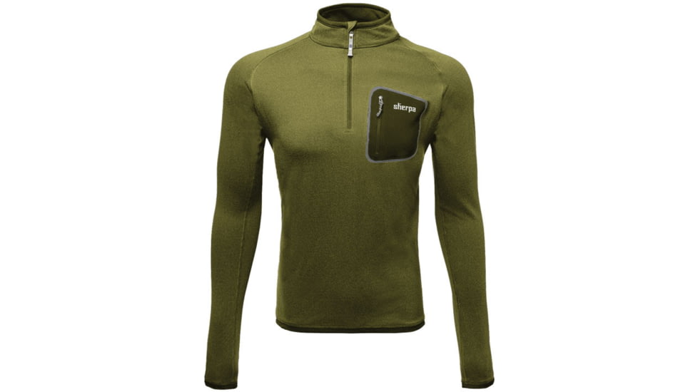 Sherpa Tsepun Zip Tee - Men's-X-Large-Juniper/Jiri Meadow