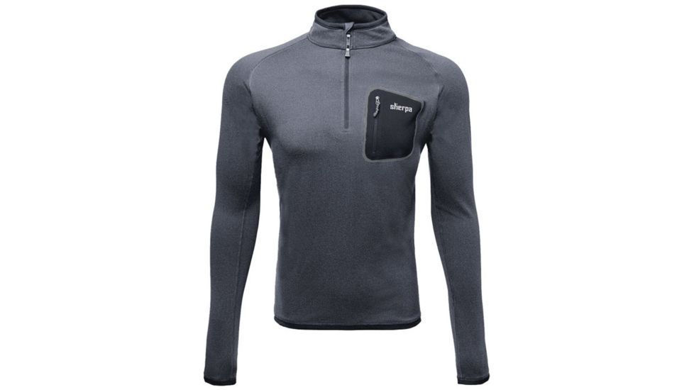 Sherpa Tsepun Zip Tee - Men's-Medium-Kharani/Black