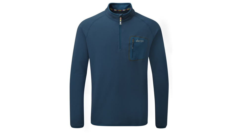 Sherpa Tsepun Zip Tee - Men's-Small-Samudra