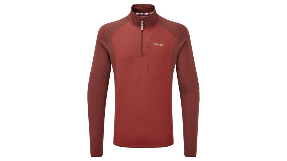 Sherpa Tsepun Zip Tee - Mens, Taamba, Small SM3123-TAAMBA-S