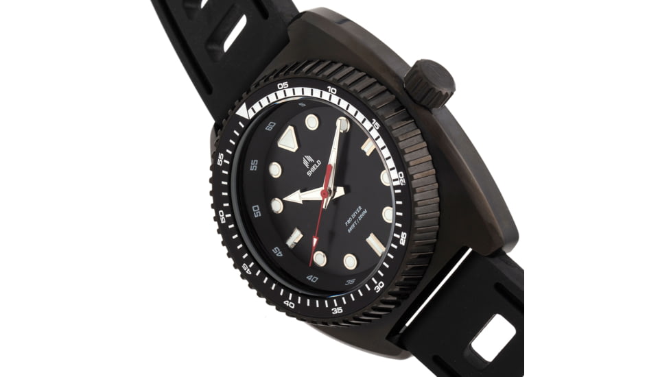 Shield Dreyer Diver Strap Watch - Mens, Black/Black, One Size, SLDSH107-6