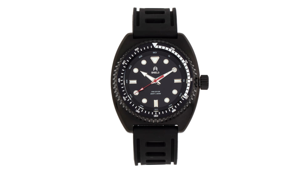 Shield Dreyer Diver Strap Watch - Mens, Black/Black, One Size, SLDSH107-6