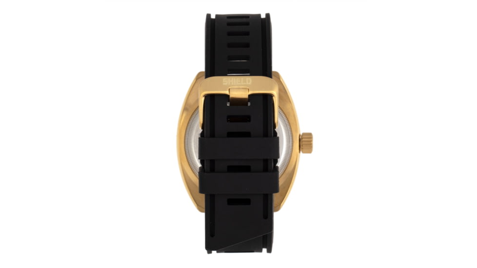 Shield Dreyer Diver Strap Watch - Mens, Gold/Black, One Size, SLDSH107-5