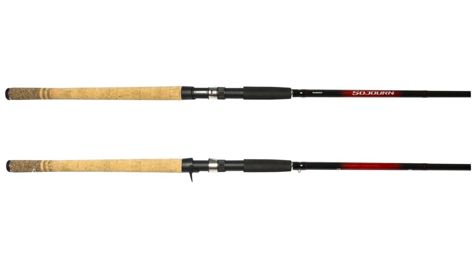 Shimano Sojourn Muskie Cast Rod 1 Piece, Heavy, Fast, 2-6oz Lures 17lb - 40lb, Cork Grips, 7, SJCM70HB
