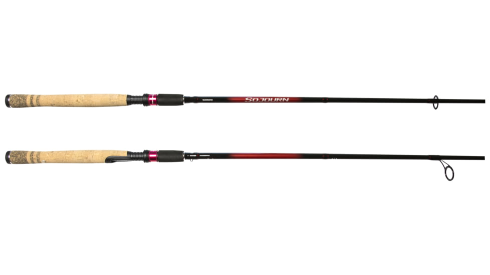 Shimano Sojourn Spinning Rod, 6ft 6in, Medium, Fast, 2 Pieces, SJS66M2B