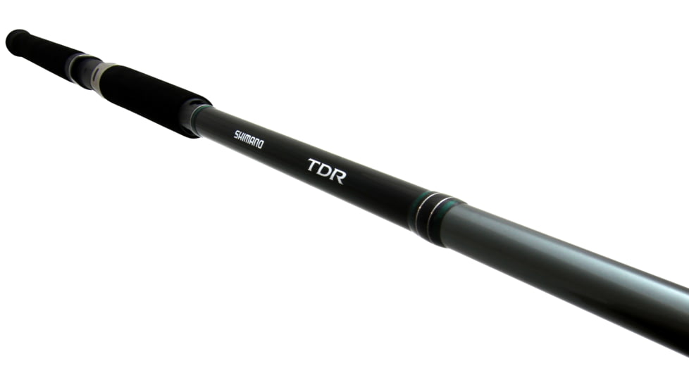 Shimano TDR Conventional Trolling Rod, 2 Piece, Moderate/Fast, Medium-Heavy, 15-30lb Line Rating, 9ft, TDR90MH2PC