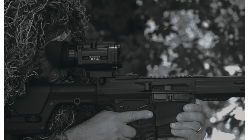 Shinenyx G1A/384 1x5.45-16.5mm Thermal Imaging Monocular with Mount, Black, G1A+Mount