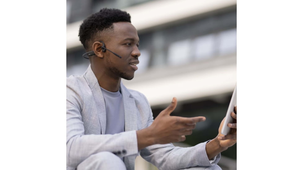 Shokz OpenComm 2 Headset, Black, C110-AN-BK-US