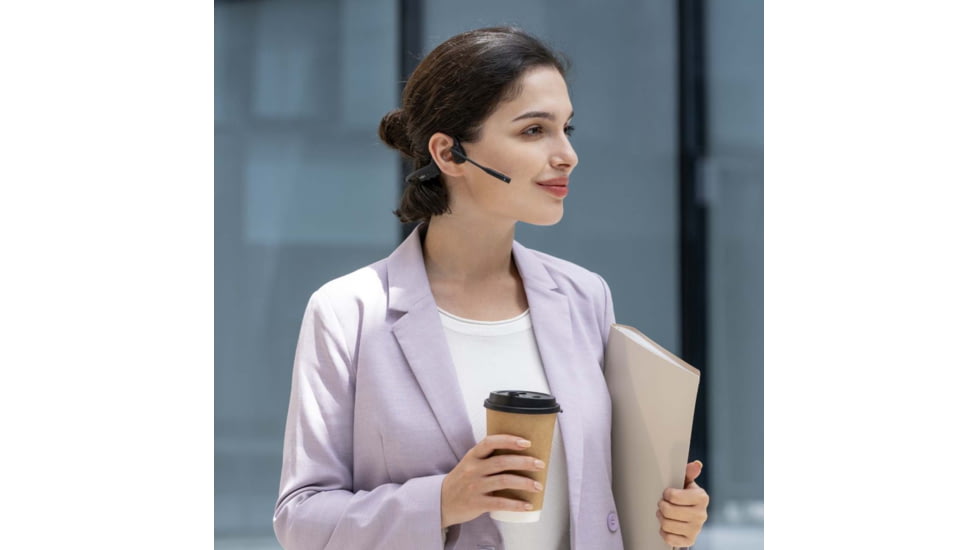 Shokz OpenComm 2 Headset, Black, C110-AN-BK-US