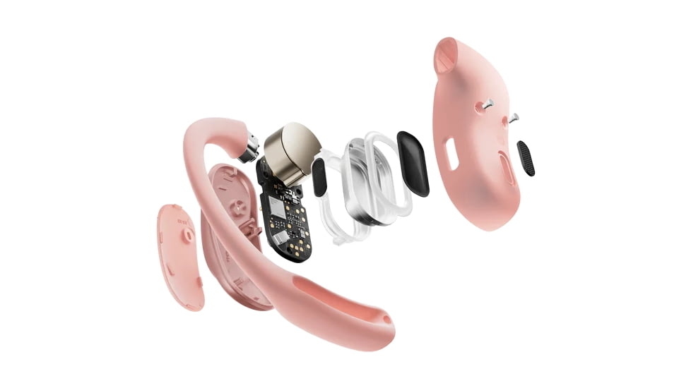 Shokz OpenFit Air Headphones, Pink, Regular, T511-ST-PK-US