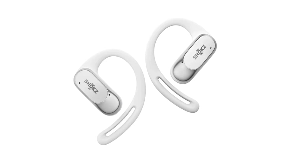 Shokz OpenFit Air Headphones, White, Regular, T511-ST-WT-US