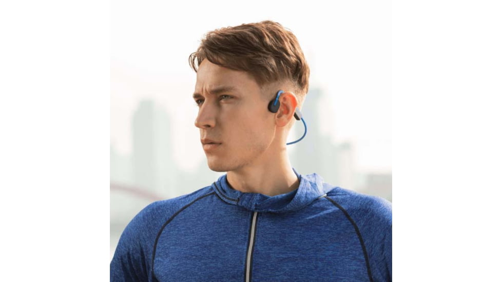 Shokz OpenMove Bone Conduction Open-Ear Lifestyle/Sport Headphones, Blue, S661-ST-BL-US