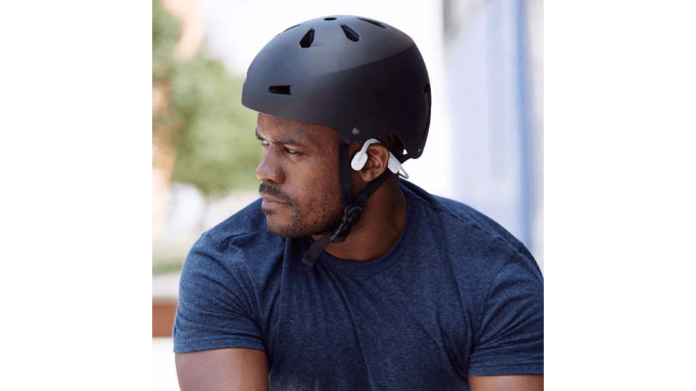 Shokz OpenMove Bone Conduction Open-Ear Lifestyle/Sport Headphones, White, S661-ST-WT-US