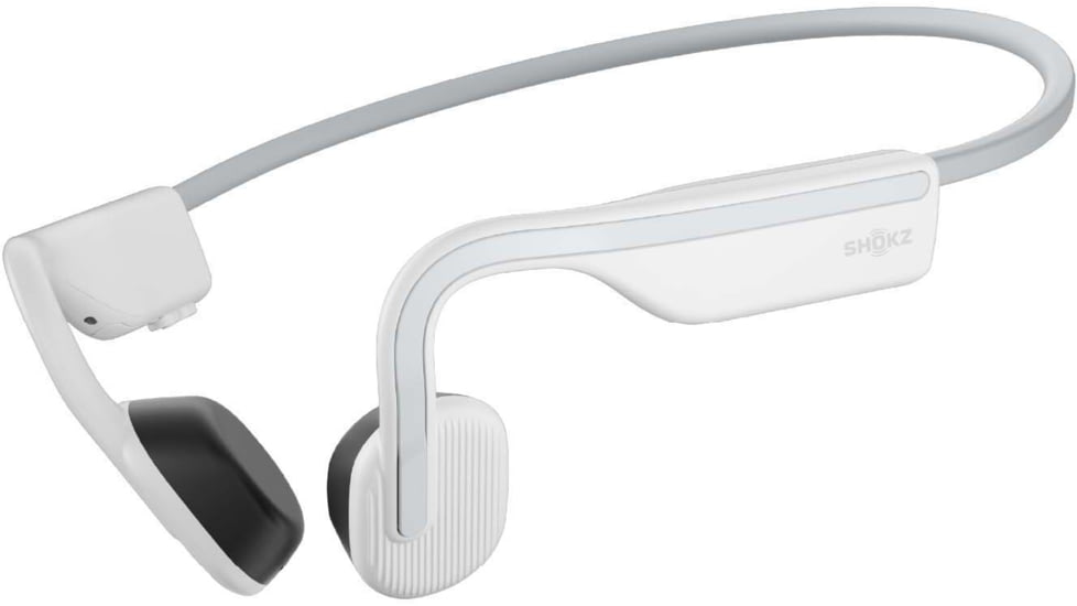 Shokz OpenMove Bone Conduction Open-Ear Lifestyle/Sport Headphones, White, S661-ST-WT-US