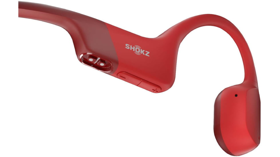 Shokz Openrun Bone Conduction Open-Ear Endurance Headphones, Red, S803-ST-RD-US