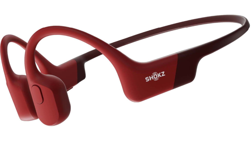Shokz Openrun Bone Conduction Open-Ear Endurance Headphones, Red, S803-ST-RD-US