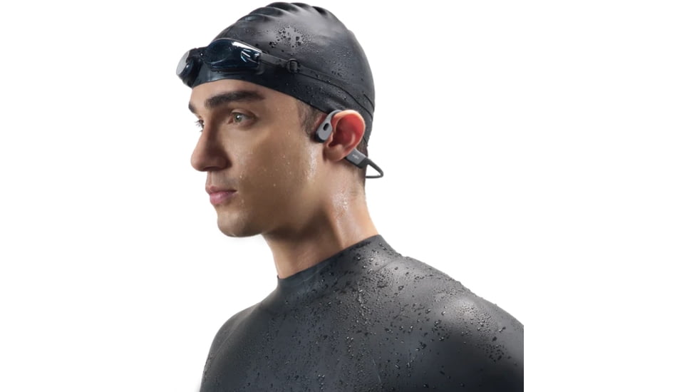 Shokz OpenSwim Pro Headphones, Grey, Regular, S710-ST-GY-US