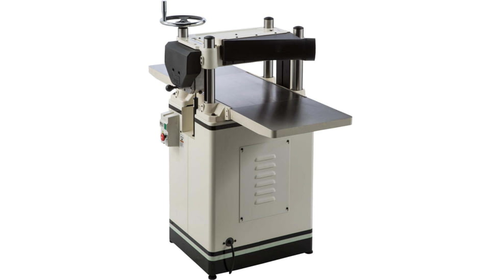 Shop Fox 15in 3 HP motor and 5200 RPM Fixed-Table Planer w/Helical Cutterhead, W1874
