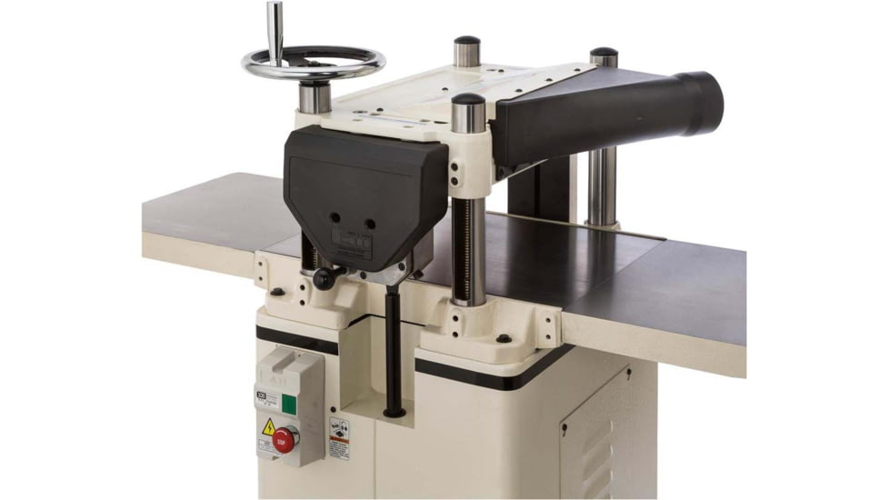 Shop Fox 15in 3 HP motor and 5200 RPM Fixed-Table Planer w/Helical Cutterhead, W1874