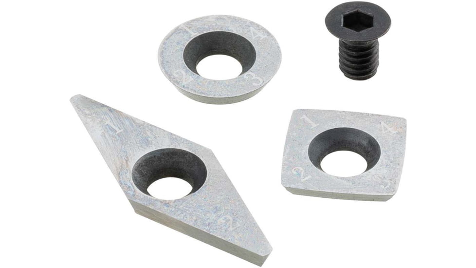 Shop Fox Carbide Replacement Cutters for D4442 Lathe Chisel - 3 Pk, D4917