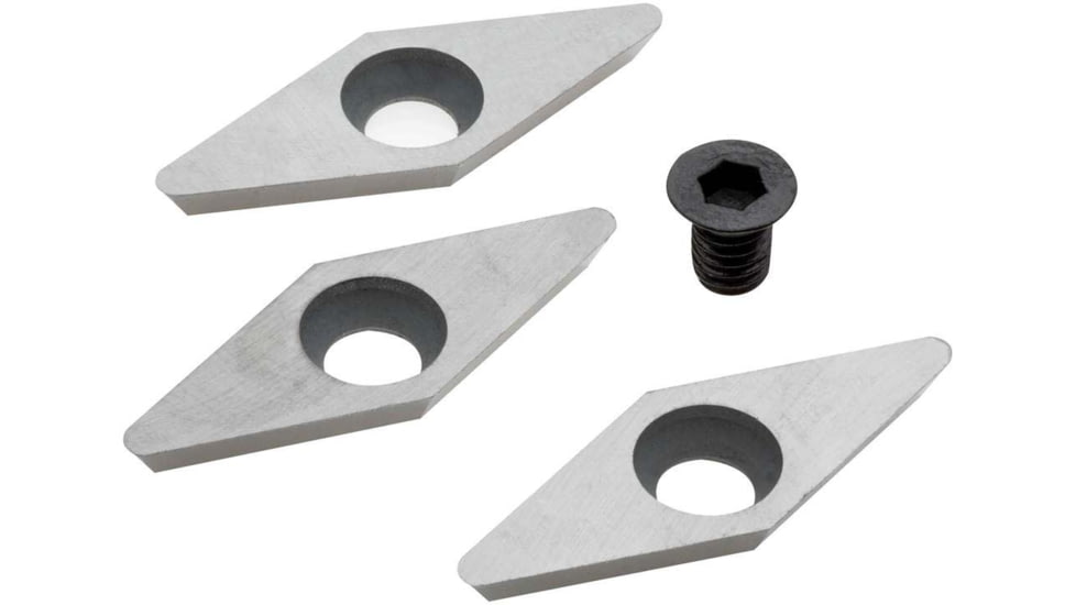 Shop Fox Carbide Replacement Cutters for D4443 Lathe Chisel - 3 Pk, D4914