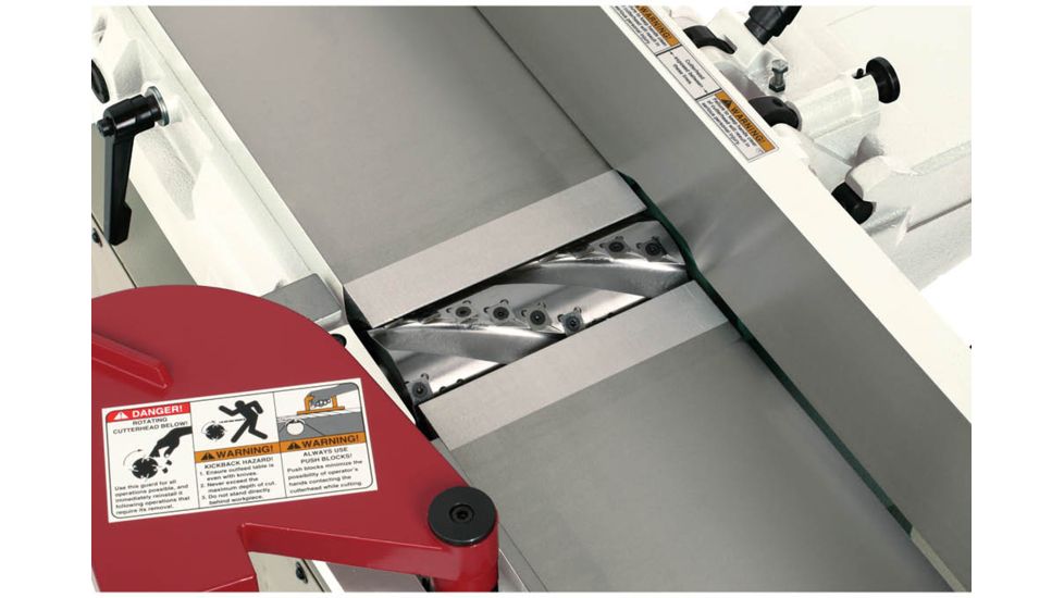 Shop Fox Jointer with Adjustable Beds and Spiral Cutterhead 8in, W1741S