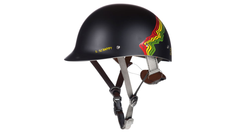 Shred Ready Super Scrappy Helmet, Rasta Limited Edition, OS SSRAST