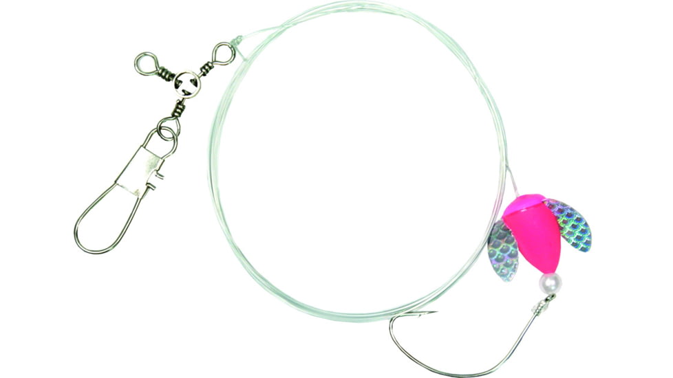 Shur Strike Spin-Glo Rig Pink Nickel Wide Gap Hook, 463