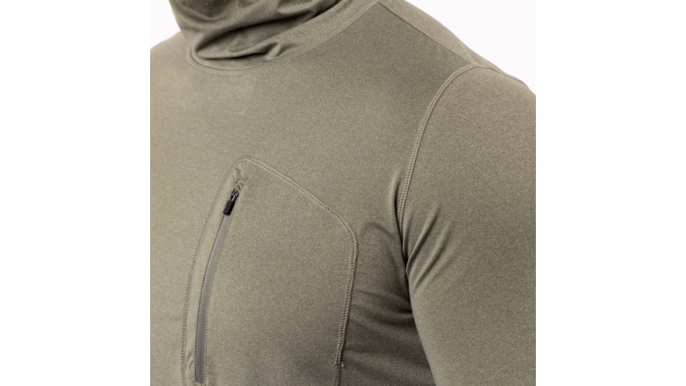 Sierra Designs Alpine Start Sun Hoodie - Mens, Burnt Olive Heather, Extra Large, 22436022BOH-XL