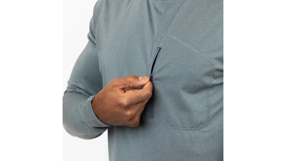 Sierra Designs Alpine Start Sun Hoodie - Mens, Tapestry Heather, Extra Large, 22436022LTP-XL