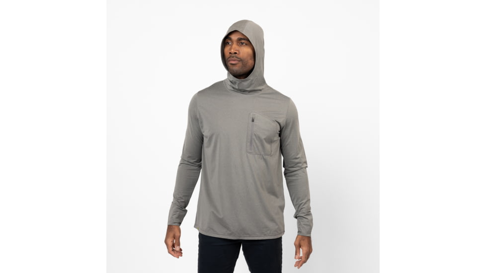 Sierra Designs Alpine Start Sun Hoodie - Mens, Ultimate Grey Heather, Small, 22436022UG-SM
