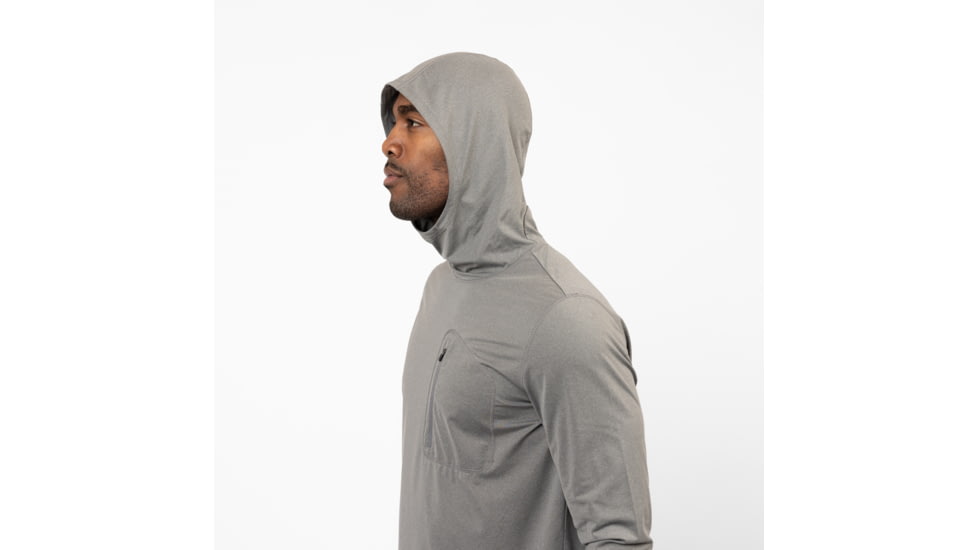 Sierra Designs Alpine Start Sun Hoodie - Mens, Ultimate Grey Heather, Small, 22436022UG-SM