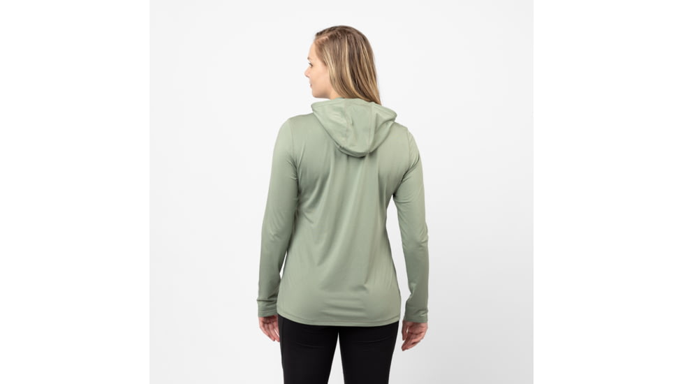 Sierra Designs Alpine Start Sun Hoodie - Womens, Lily Pad Heather, Extra Small, 33436022LYP-XS
