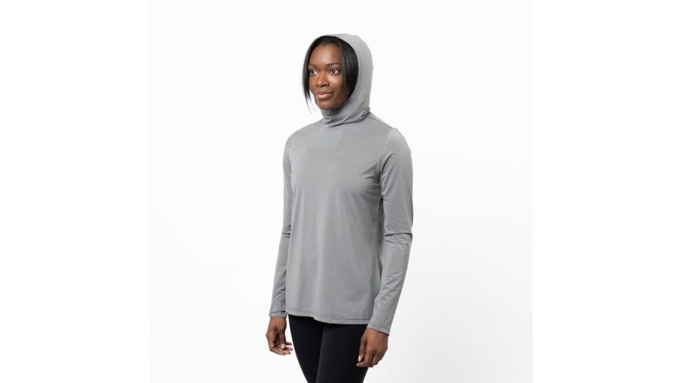Sierra Designs Alpine Start Sun Hoodie - Womens, Ultimate Grey Heather, Large, 33436022UG-LG