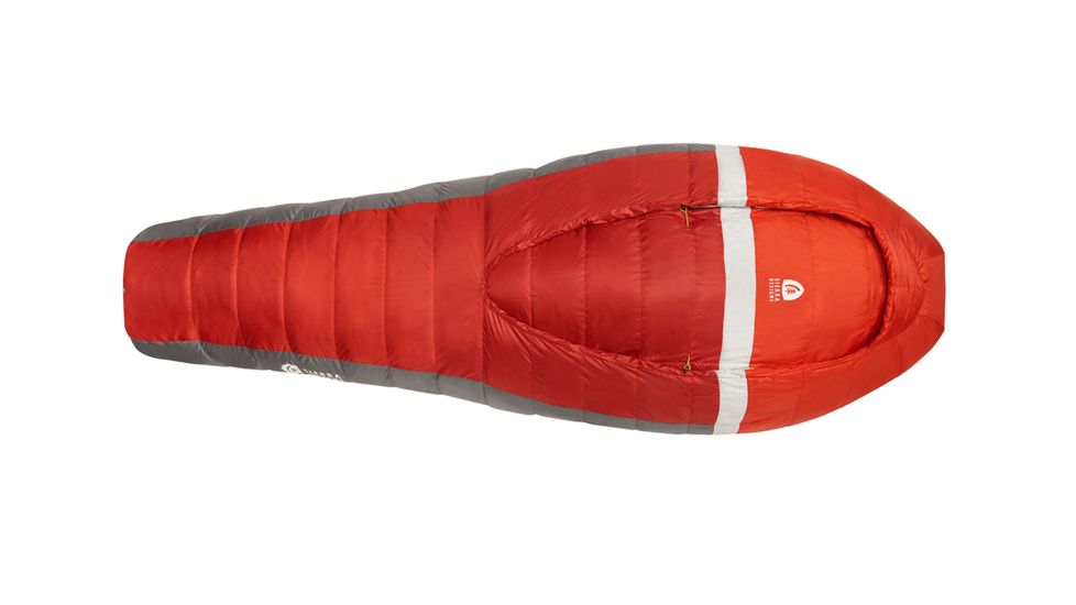 Sierra Designs Backcountry Bed 20 Sleeping Bag 700 Dridown-Red/Grey-Regular