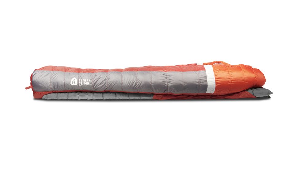 Sierra Designs Backcountry Bed 20 Sleeping Bag 700 Dridown-Red/Grey-Regular