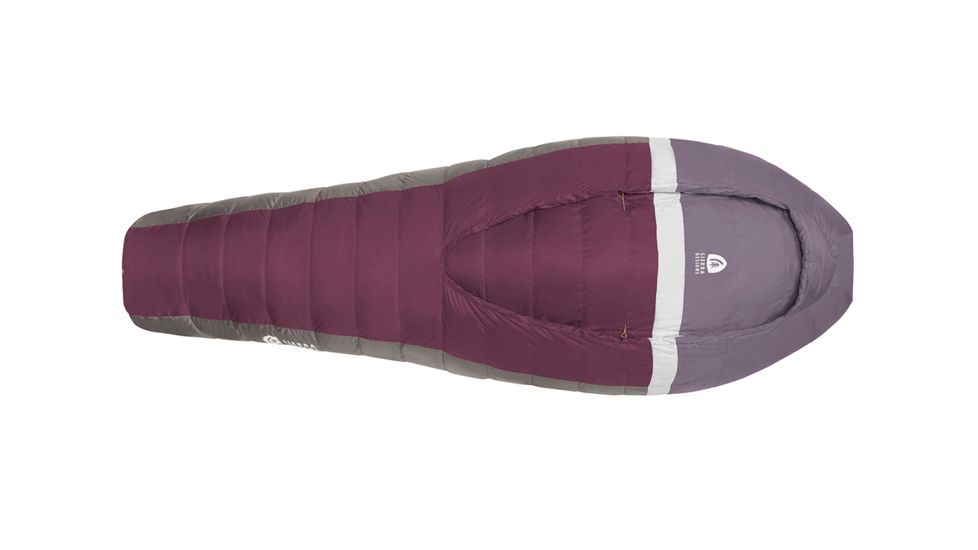 Sierra Designs Backcountry Bed 20 Sleeping Bag 700 DriDown - Women's-Purple/Gray-Regular