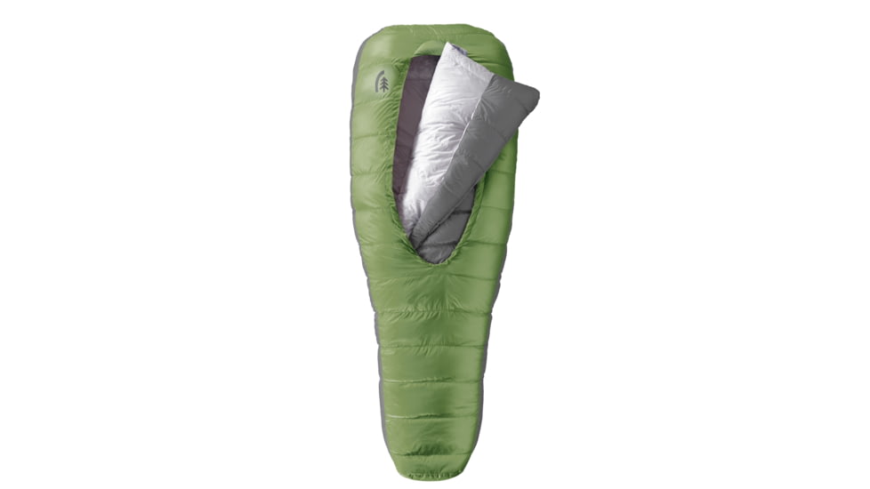 Sierra Designs Backcountry Bed 600F 3 Season Sleeping Bag-Piquant Green-Mens-Regular