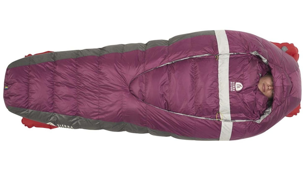 Sierra Designs Backcountry Bed 650F 20 Deg Sleeping Bag - Womens, Purple, Regular, 70603920R