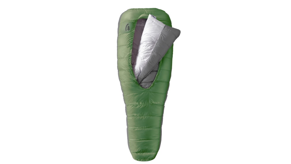Sierra Designs Backcountry Bed 800F 3 Season Sleeping Bag-Willow-Mens-Long