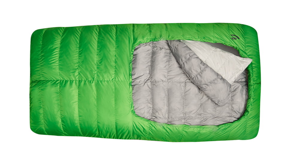 Sierra Designs Backcountry Bed Duo Sleeping Bag (600 Fill Duck DriDown) 2 Season-Red Clay-Regular