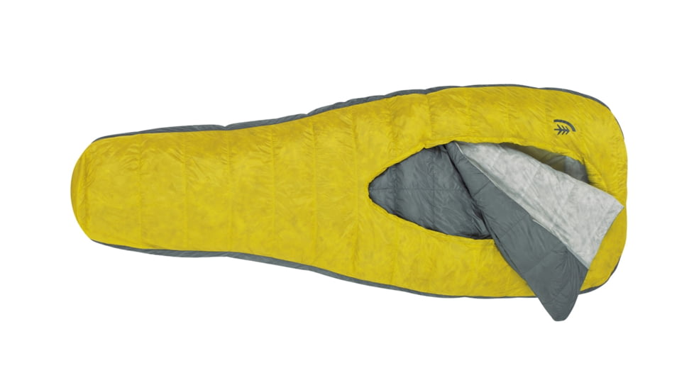 Sierra Designs Backcountry Bed Elite 850 - 2 Season Sleeping Bag-Yellow-Long