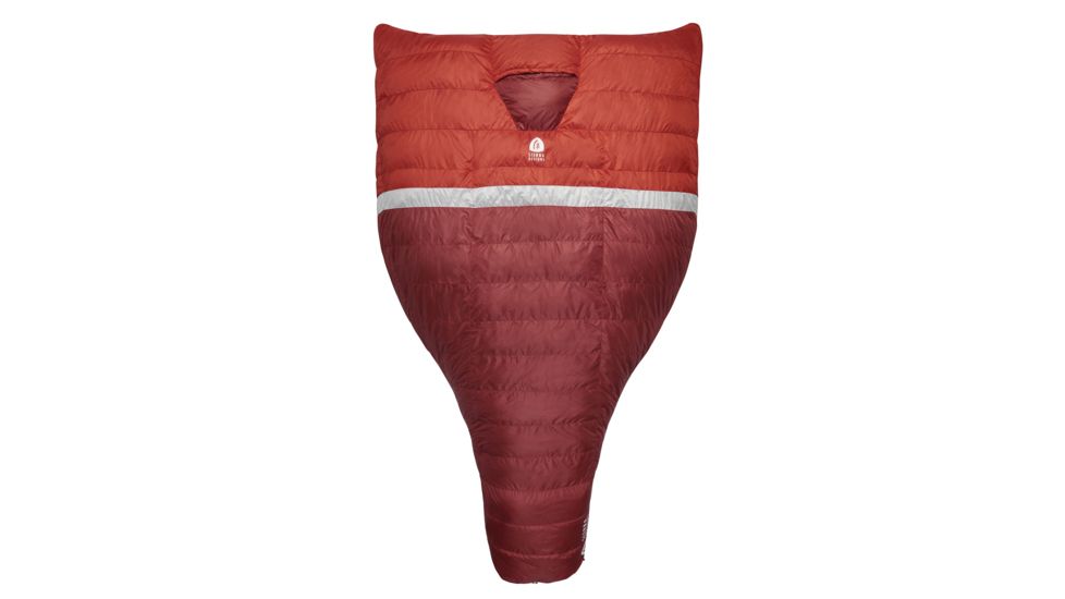 Sierra Designs Backcountry Quilt 20 700 DriDown-Red-Long
