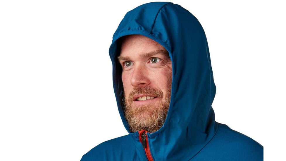 Sierra Designs Borrego Hybrid Jacket - Mens, Bering Blue/Brick, Small, 22595520BER-SM