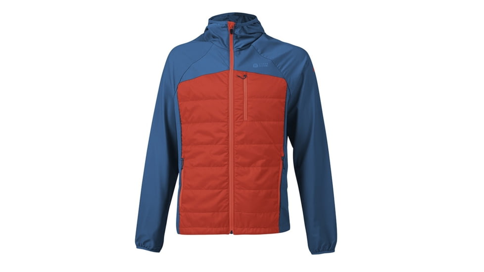 Sierra Designs Borrego Hybrid Jacket - Mens, Bering Blue/Brick, Small, 22595520BER-SM